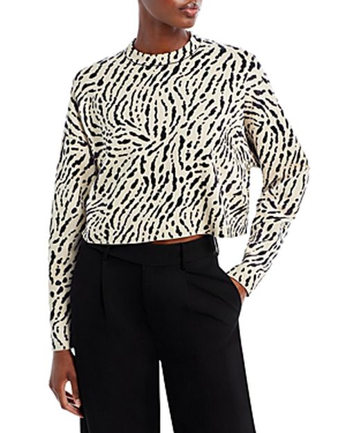 Animal Print Sweater