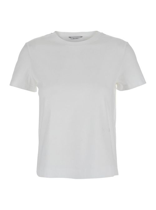 Crewneck Cotton T-Shirt — White