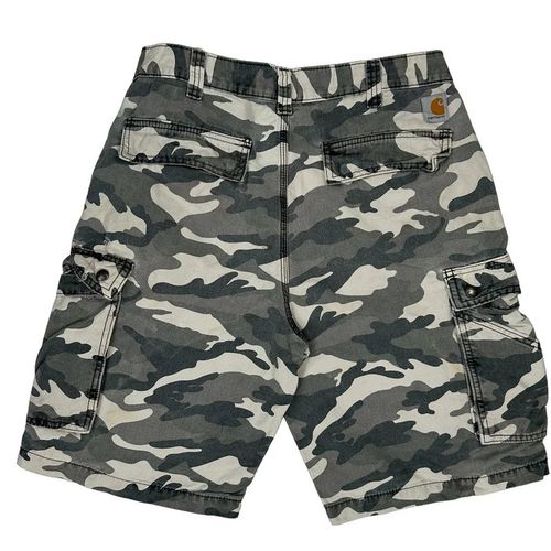 Carhartt Camo Cargo Shorts - 34W 11L Camo Cotton