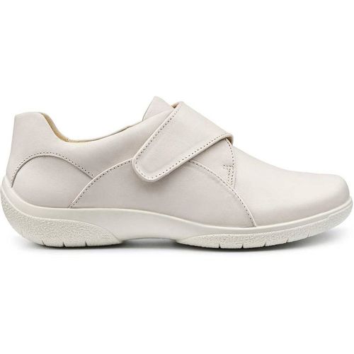 Hotter Women's Wide Fit 'Sugar II' Classic Casual Shoes in Off White
