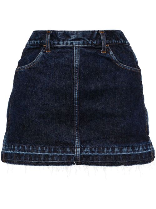 Denim mini skirt - Blue