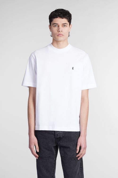 T-shirt In White Cotton