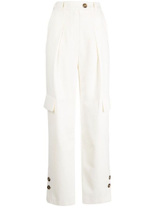 Straight-leg trousers - White