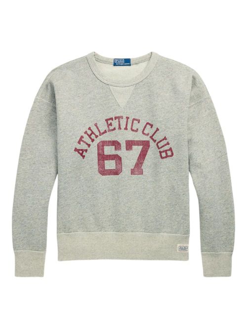 Graphic-print crew-neck sweatshirt - Grey