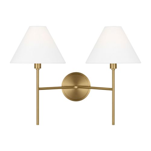 Burnished Brass Wall Sconce from the Ridgewood Collection