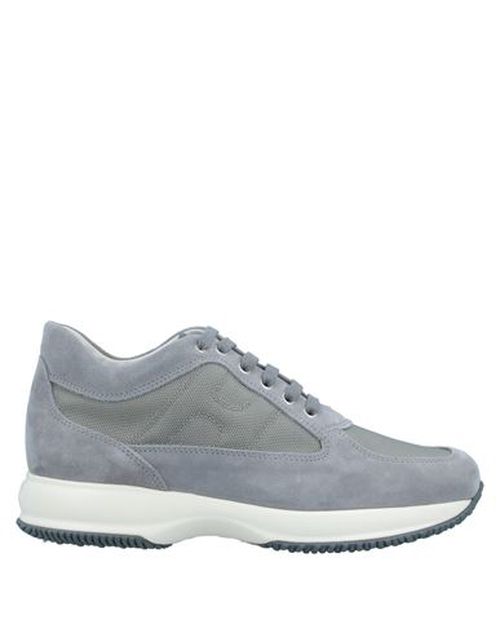 Interactive Man Sneakers Grey Size 11 Soft Leather, Textile fibers