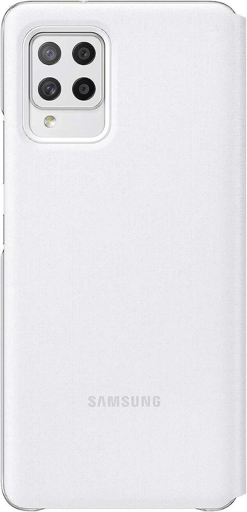 Samsung Galaxy A42 Smart S View Wallet Cover White - EF-EA426PWEGEW