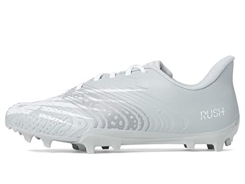 New Balance Men's Rush V3 Low Lacrosse Shoe, Black/White, 14