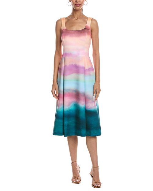 Sleeveless Printed Midi Dress