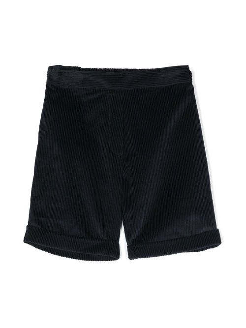 Cotton-corduroy shorts - Blue