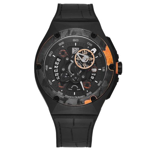 Crazy Wheel Black Dial Mens Watch CW-04-03