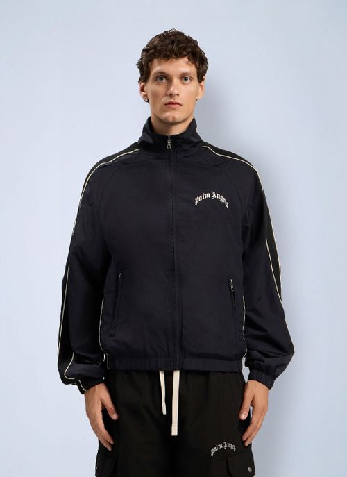 Curved Logo Vintage Track Windbreaker