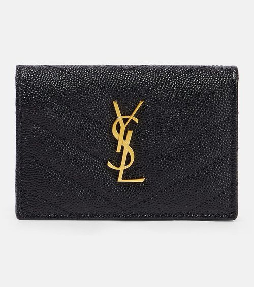Saint Laurent Cassandre matelassé leather card case