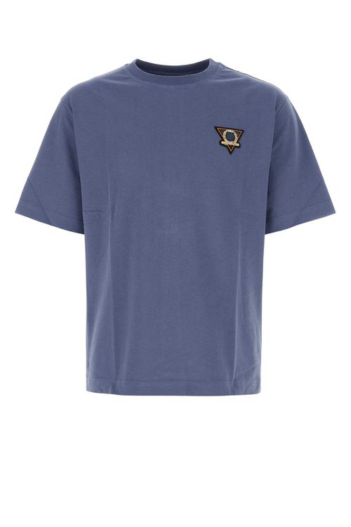 Air Force Blue Cotton Oversize T-shirt