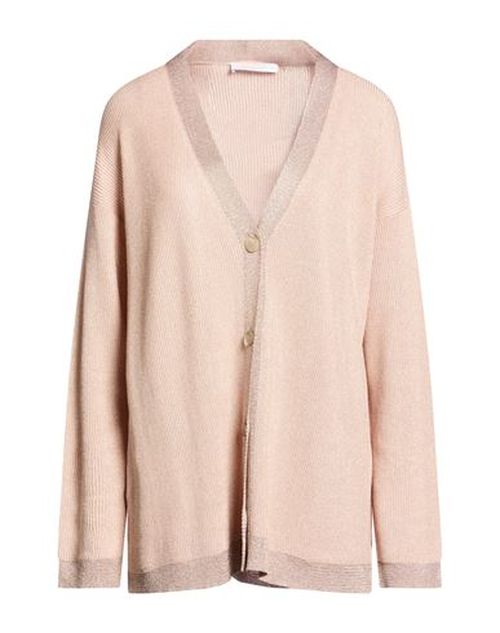Woman Cardigan Blush Size 10 Cotton, Viscose, Polyester