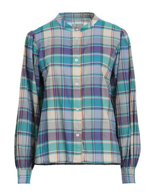 Woolrich Woman Shirt Turquoise Size M Cotton