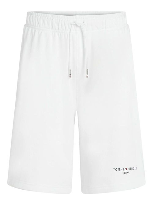 Tommy Hilfiger logo track shorts - White