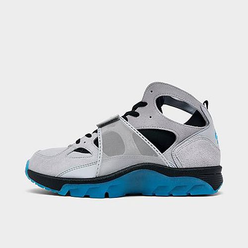 Men's Air Trainer Huarache Casual Shoes in Wolf Grey/Star Blue/Black