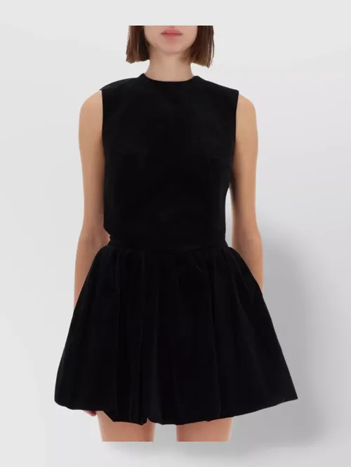 Patou - bow detail mini top with open back