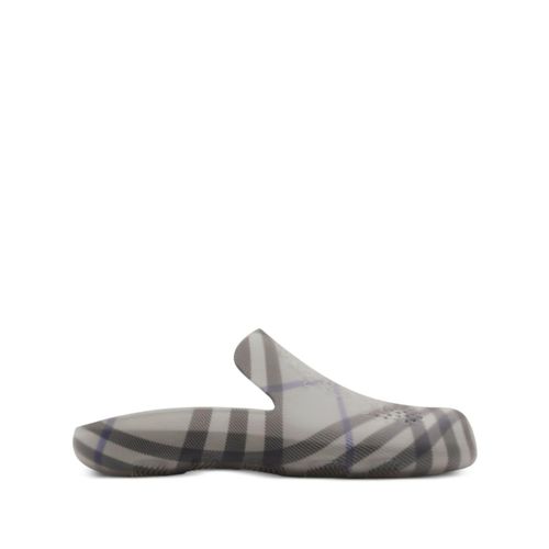 Checked-Lining Stingray Rubber Clogs