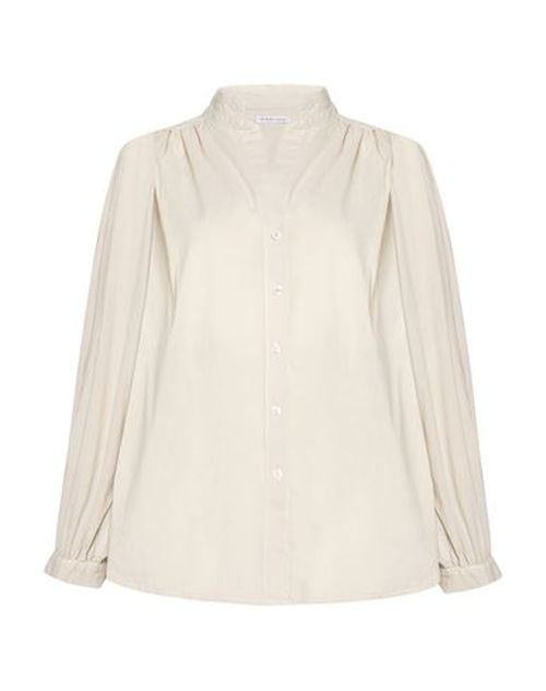 Woman Shirt Beige Size L Cotton