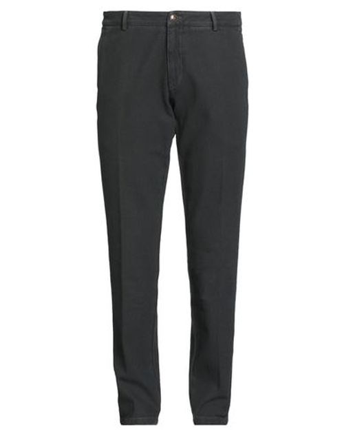 Man Pants Navy Size 46 Cotton, Elastane