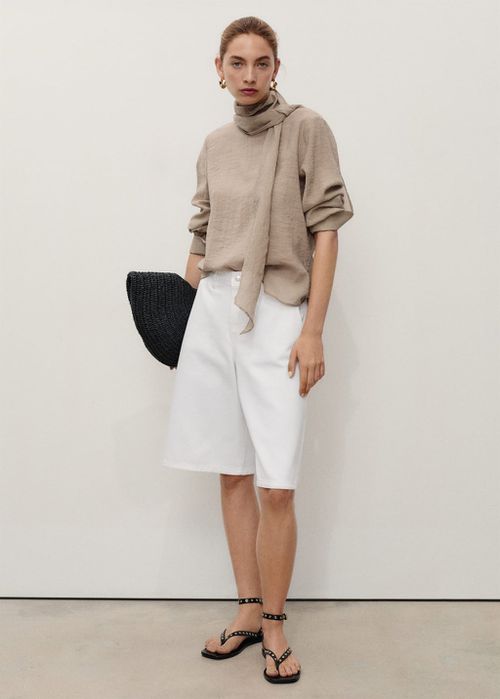Straight leg jeans white - Woman - 