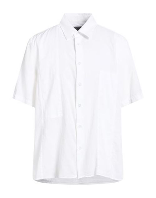 Man Shirt White Size S Cotton, Lyocell