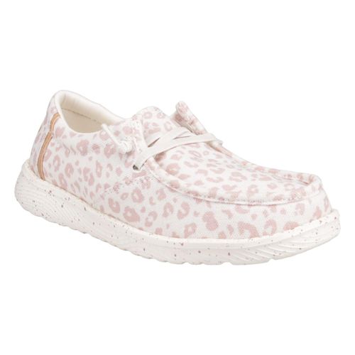 WOMEN LACE UP LOAFER - CHEETAH 10:-