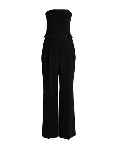 Woman Jumpsuit Black Size 10 Wool