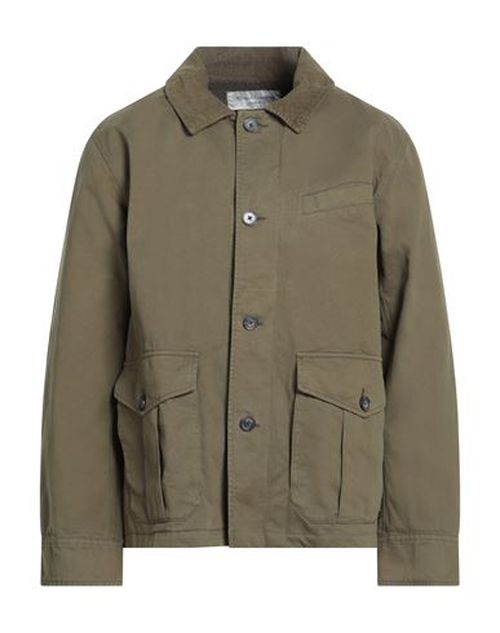 Officine Générale Man Jacket Military green Size M Cotton