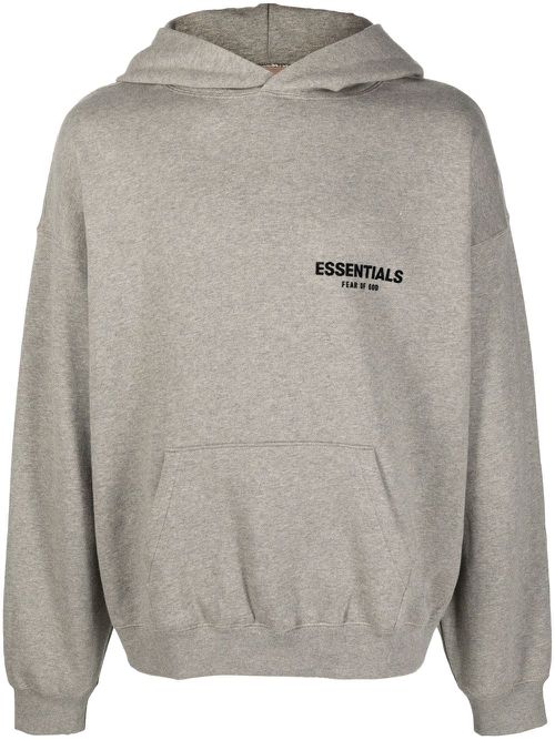 Logo pullover hoodie - Grey