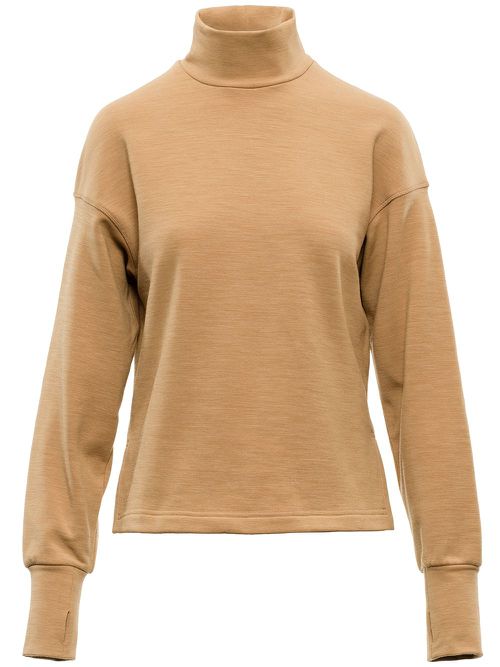 Kristin's roll-neck jumper - Brown