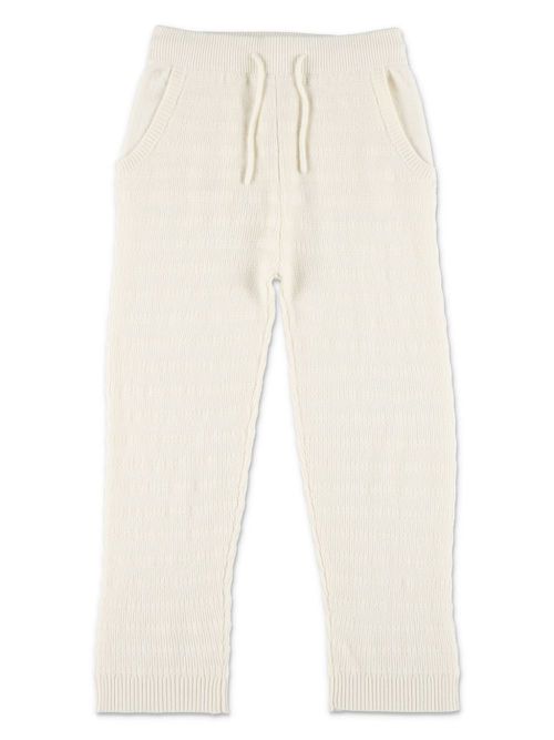 Cashmere track pants - White