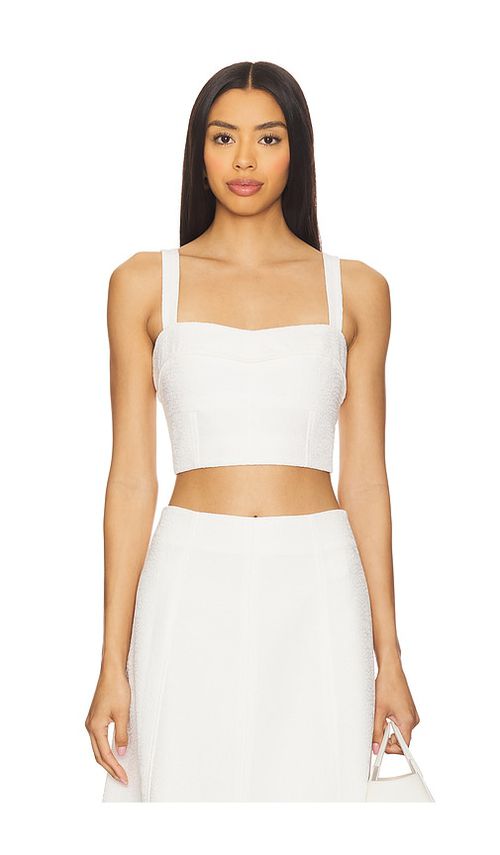 Veronica Beard Faxon Top in White.  6. Also in 10