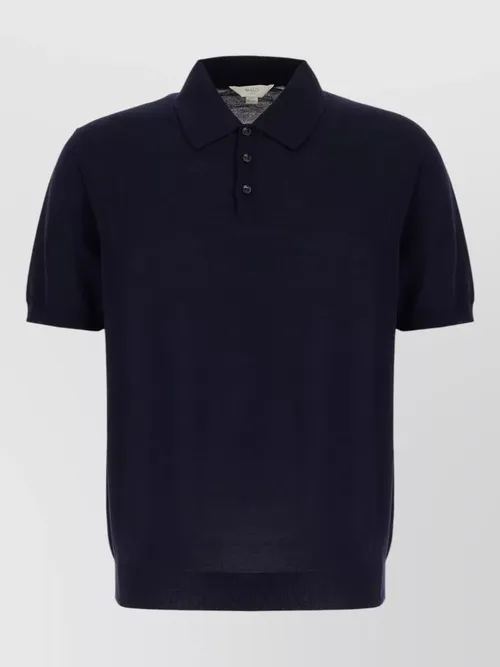 Malo - cotton knit shirt polo collar