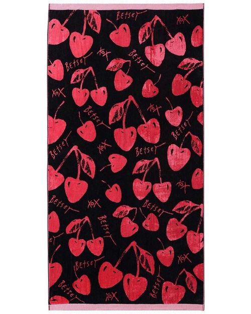 Cherry Love Cotton Blend Beach Towel