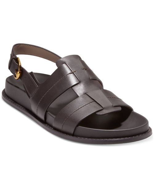 Women's Marlee Fisherman Sandals - Dark Chocolate Leather