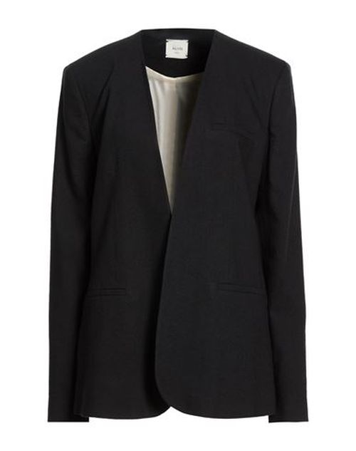 Crème Woman Blazer Black Size 4 Virgin Wool, Elastane