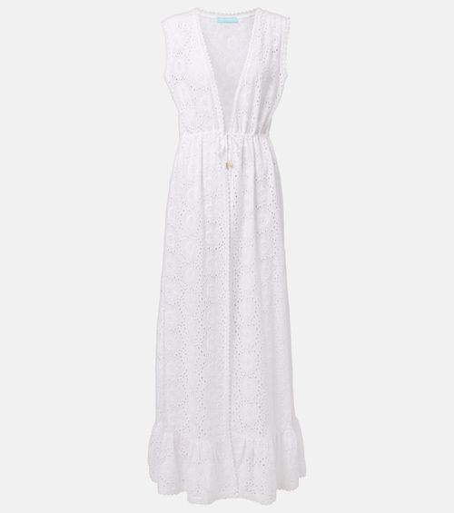 Tessa embroidered floral beach dress