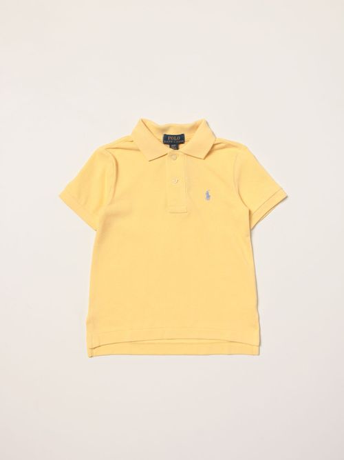 Cotton polo shirt with logo