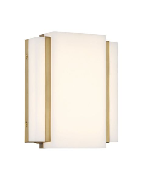Soft Brass LED Wall Sconce from the Tanzac Collection