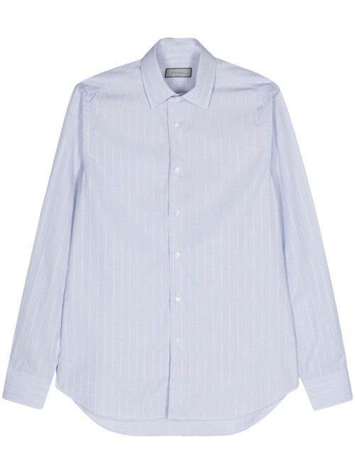 Striped cotton shirt - Blue