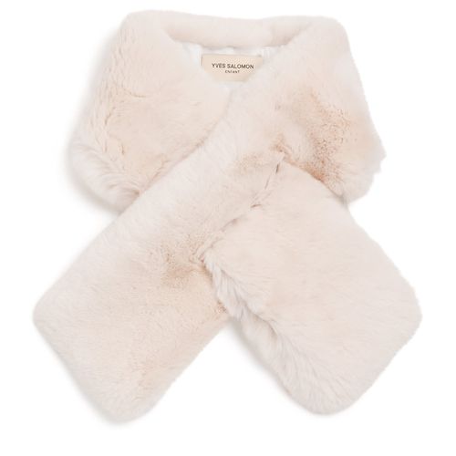 Yves Salomon Enfant Rabbit Fur Scarf