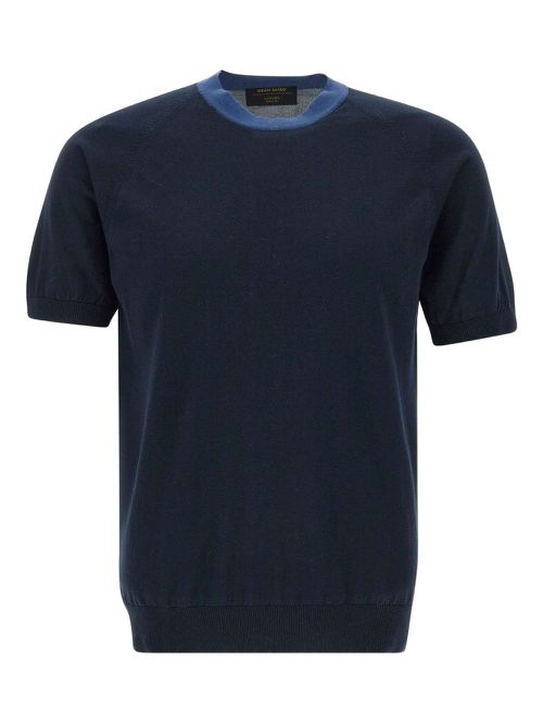 Gran Sasso cotton T-shirt - Blue