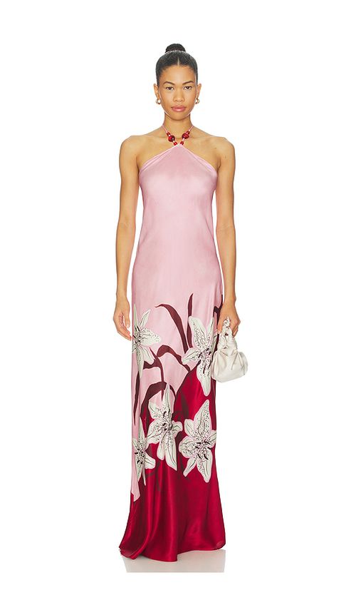 ROAME. Tallulah Halter Dress in Pink. S. Also in L