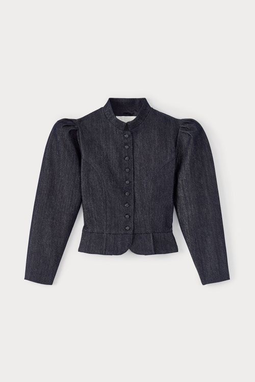 Denim Jacket Amoako Denim Dark-Blue - DARK BLUE