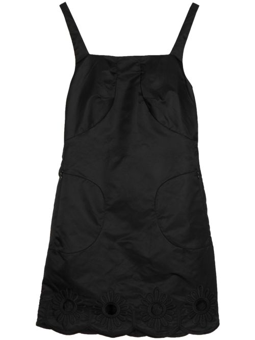 Daisy broderie-anglaise minidress - Black