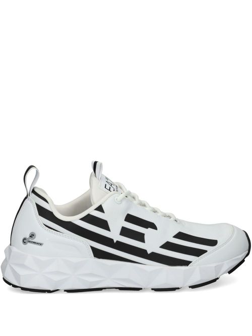 Logo-print sneakers - White