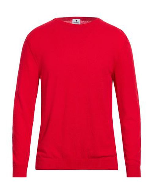 Man Sweater Red Size 40 Cotton, Polyamide